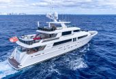 TASIA | 2009 40m (131’3″) Luxury Tri-Deck Motor Yacht from American shipyard WESTPORT