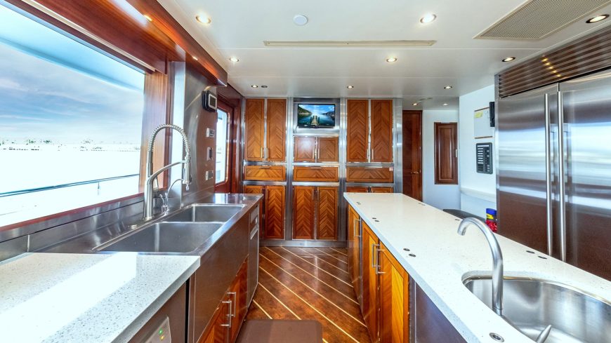 TASIA | 2009 40m (131’3″) Luxury Tri-Deck Motor Yacht from American shipyard WESTPORT