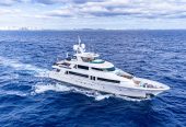 TASIA | 2009 40m (131’3″) Luxury Tri-Deck Motor Yacht from American shipyard WESTPORT