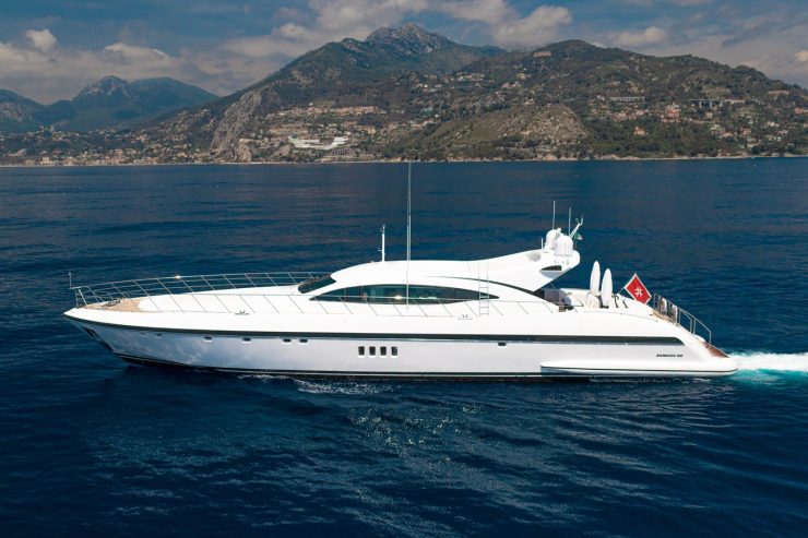 1K | 2013 33m (110ft) MANGUSTA 108 Luxury Sport Motor Yacht from Italian shipyard Overmarine