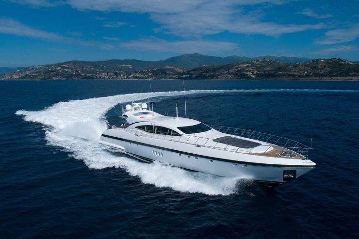 1K | 2013 33m (110ft) MANGUSTA 108 Luxury Sport Motor Yacht from Italian shipyard Overmarine