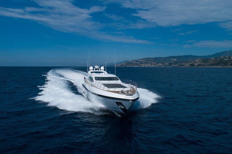 1K | 2013 33m (110ft) MANGUSTA 108 Luxury Sport Motor Yacht from Italian shipyard Overmarine