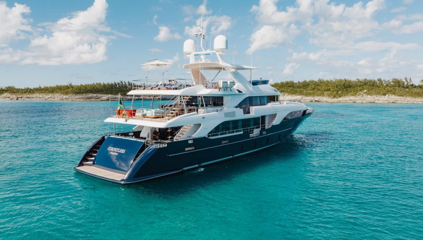 COUNTLESS | 2016 40.23m (132′) Luxury Tri-Deck Motor Yacht from renowned Italian shipyard BENETTI