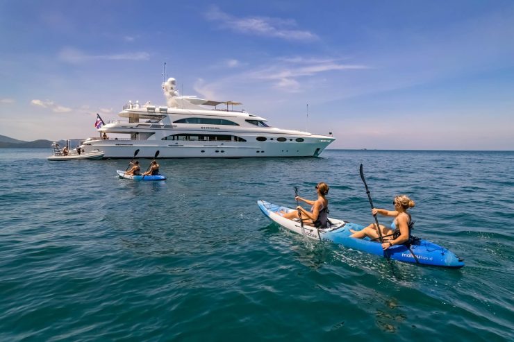 SAPPHIRE | 2009 50.5m (165.64ft) Luxury Tri-Deck Performance Aluminium Motor Yacht built by American shipyard TRINITY YACHTS