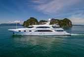 SAPPHIRE | 2009 50.5m (165.64ft) Luxury Tri-Deck Performance Aluminium Motor Yacht built by American shipyard TRINITY YACHTS