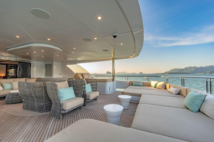 SAPPHIRE | 2009 50.5m (165.64ft) Luxury Tri-Deck Performance Aluminium Motor Yacht built by American shipyard TRINITY YACHTS