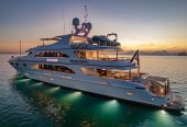 SAPPHIRE | 2009 50.5m (165.64ft) Luxury Tri-Deck Performance Aluminium Motor Yacht built by American shipyard TRINITY YACHTS