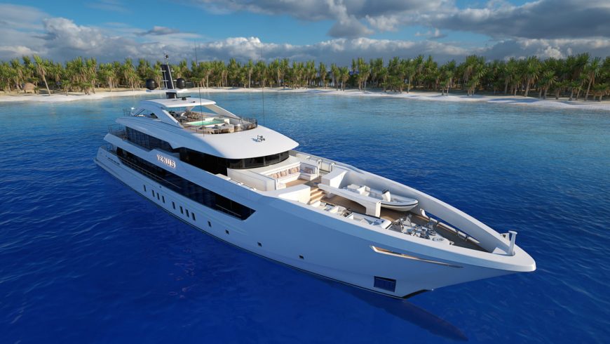 YN 20655 PROJECT VENUS | 2025 55m (180’6″) Luxury Tri-Deck Steel Motor Yacht from renowned Dutch shipyard HEESEN YACHTS