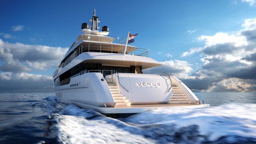 YN 20655 PROJECT VENUS | 2025 55m (180’6″) Luxury Tri-Deck Steel Motor Yacht from renowned Dutch shipyard HEESEN YACHTS