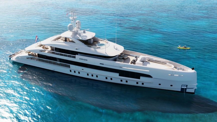 YN 20750 PROJECT ORION | 2025 49.8m (163’4”) Silent Cruising Luxury Tri-Deck Aluminium Motor Yacht from renowned Dutch shipyard HEESEN YACHTS