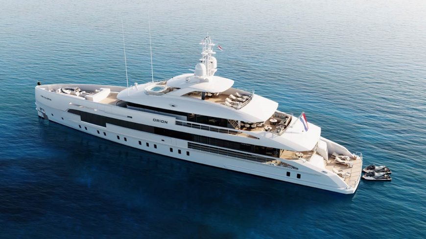 YN 20750 PROJECT ORION | 2025 49.8m (163’4”) Silent Cruising Luxury Tri-Deck Aluminium Motor Yacht from renowned Dutch shipyard HEESEN YACHTS