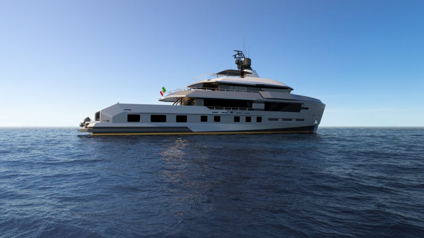 FL42 | New 42.90m (140’7’’) Luxury Tri-Deck Steel Motor Yacht by Floating Life