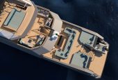 FL42 | New 42.90m (140’7’’) Luxury Tri-Deck Steel Motor Yacht by Floating Life