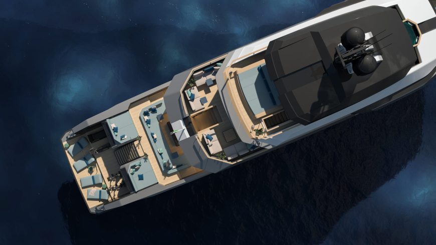 FL42 | New 42.90m (140’7’’) Luxury Tri-Deck Steel Motor Yacht by Floating Life