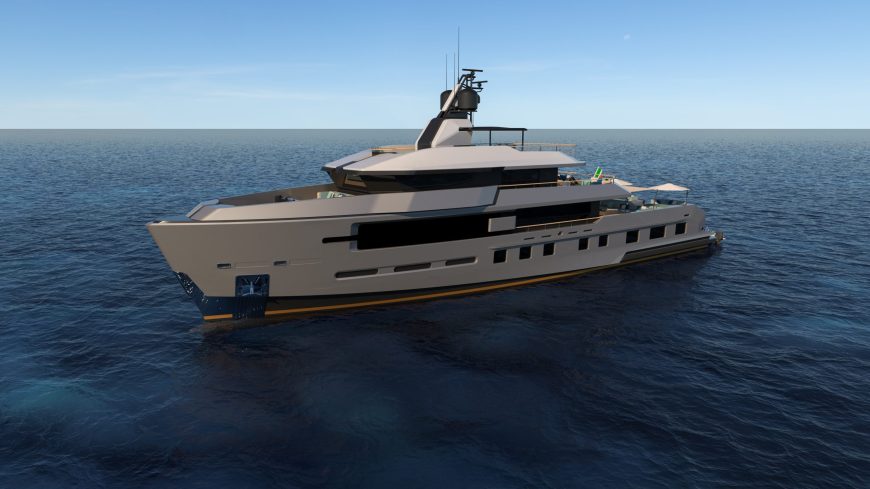 FL42 | New 42.90m (140’7’’) Luxury Tri-Deck Steel Motor Yacht by Floating Life