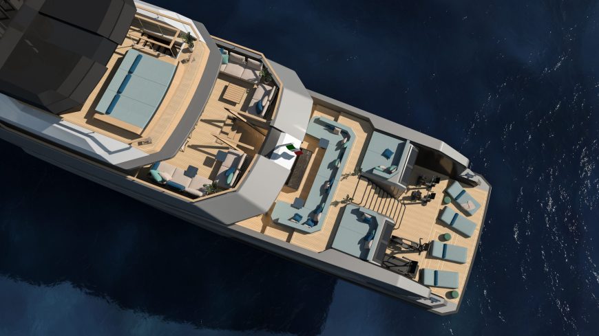 FL42 | New 42.90m (140’7’’) Luxury Tri-Deck Steel Motor Yacht by Floating Life