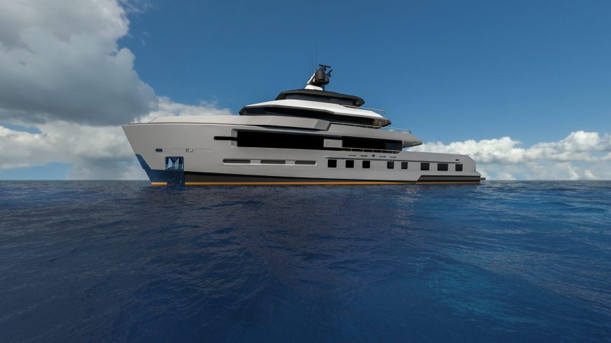 FL42 | New 42.90m (140’7’’) Luxury Tri-Deck Steel Motor Yacht by Floating Life