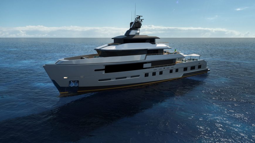 FL42 | New 42.90m (140’7’’) Luxury Tri-Deck Steel Motor Yacht by Floating Life