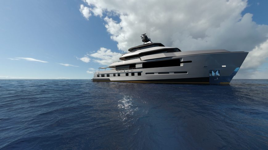 FL42 | New 42.90m (140’7’’) Luxury Tri-Deck Steel Motor Yacht by Floating Life