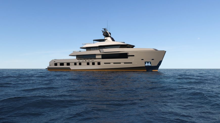 FL42 | New 42.90m (140’7’’) Luxury Tri-Deck Steel Motor Yacht by Floating Life