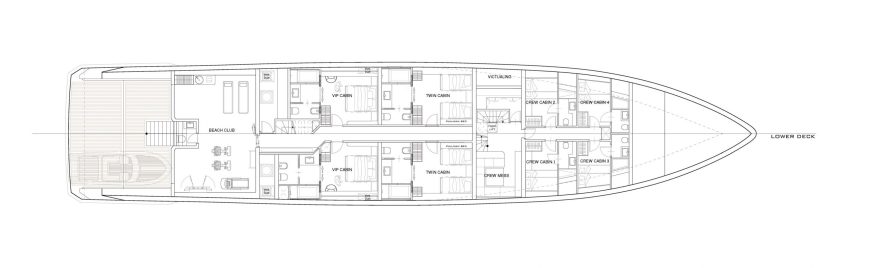 FL42 | New 42.90m (140’7’’) Luxury Tri-Deck Steel Motor Yacht by Floating Life