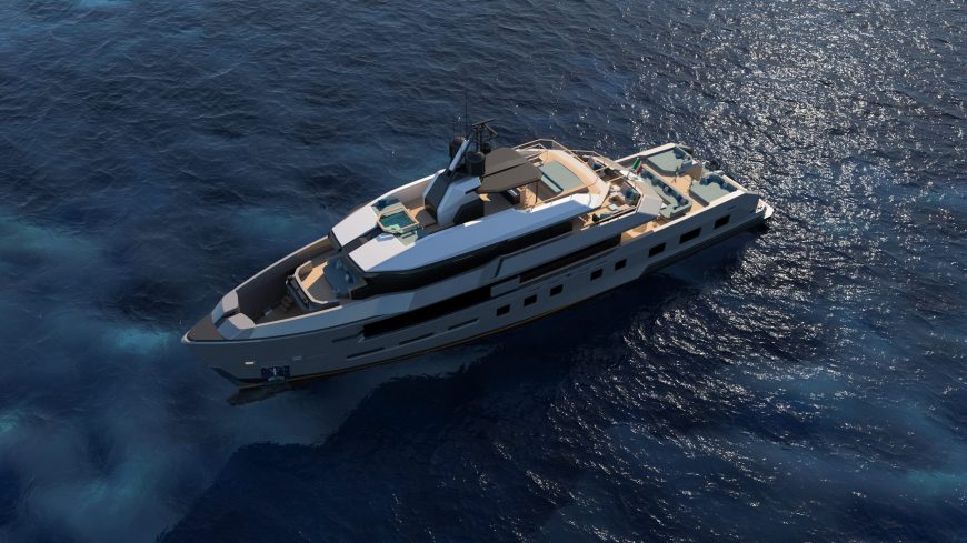 FL42 | New 42.90m (140’7’’) Luxury Tri-Deck Steel Motor Yacht by Floating Life