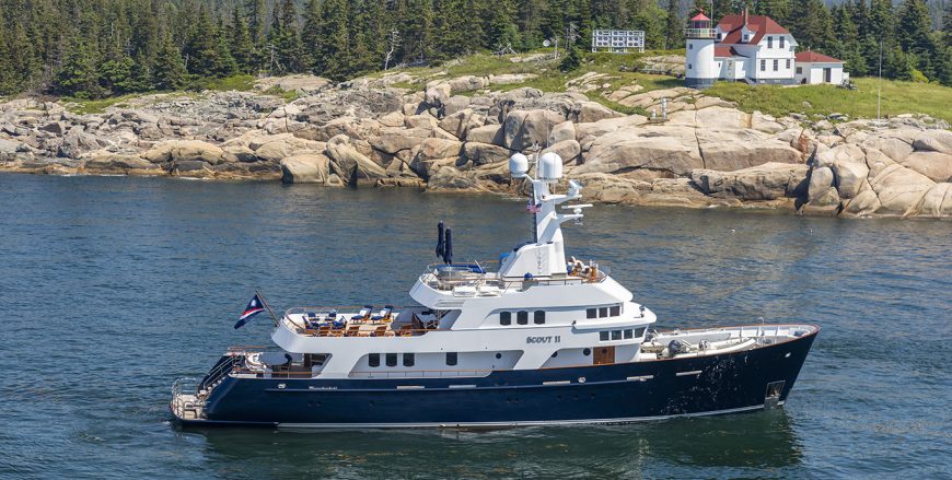 SCOUT II | 1993 39.6m (129’11”) Brooke Marine