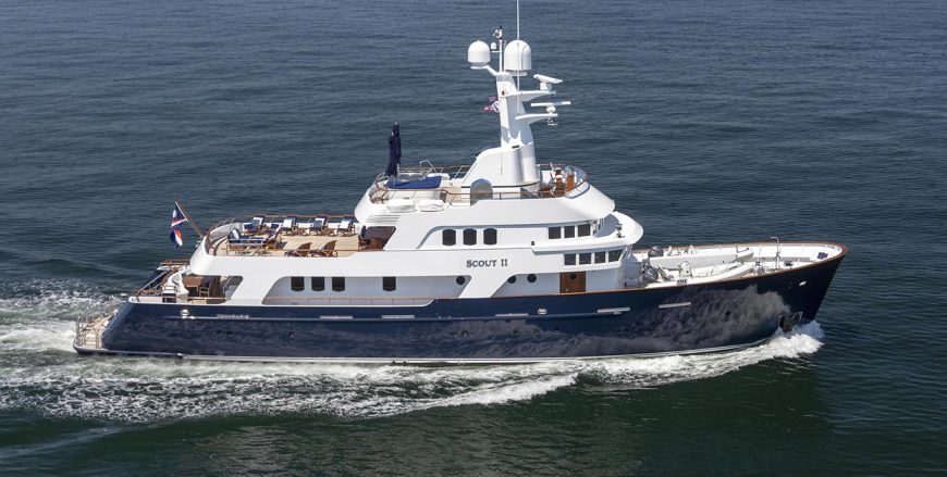 SCOUT II | 1993 39.6m (129’11”) Brooke Marine