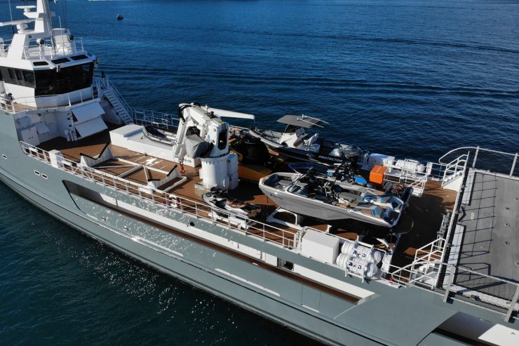 DAPPLE | 2014 67m (220ft) Luxury Support Vessel built by Damen Yachting