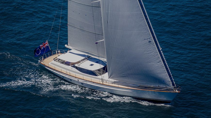 MISS SILVER | 1995 36.12m (118’6”) Ed Dubois designed World Cruising Aluminium Sailing Yacht built by Alloy Yachts