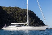 MISS SILVER | 1995 36.12m (118’6”) Ed Dubois designed World Cruising Aluminium Sailing Yacht built by Alloy Yachts