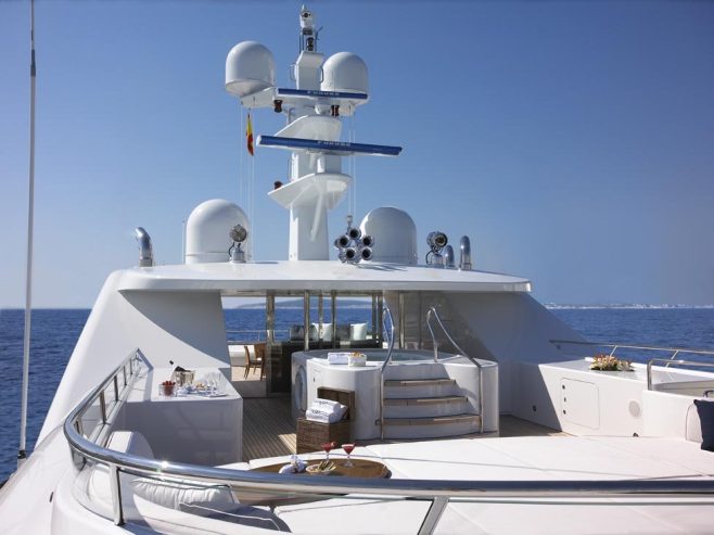 PREDATOR | 2008 72.8m (238’11”) Luxury Tri-Deck Motor Yacht built by Dutch shipyard FEADSHIP