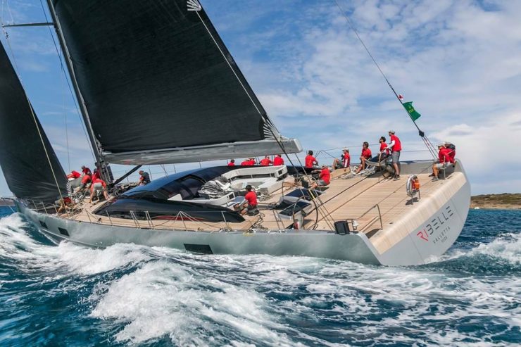 RIBELLE | 2017 32.6m (107′) Custom Sloop Carbon Sailing Yacht built by Vitters