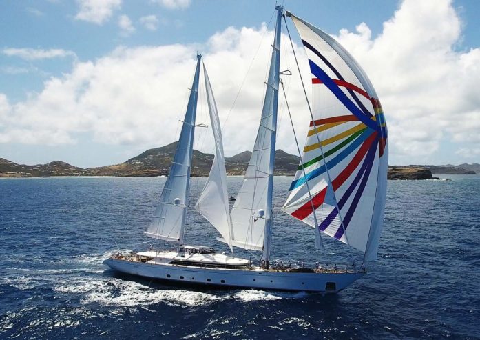 ROSEHEARTY | 2006 56m (183’9″) Ron Holland design Aluminium Sailing Yacht built by Italian shipyard PERINI NAVI