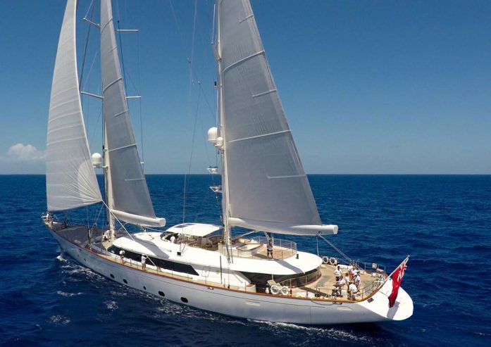 ROSEHEARTY | 2006 56m (183’9″) Ron Holland design Aluminium Sailing Yacht built by Italian shipyard PERINI NAVI