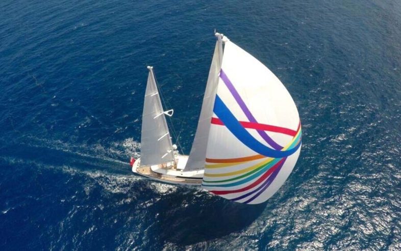 ROSEHEARTY | 2006 56m (183’9″) Ron Holland design Aluminium Sailing Yacht built by Italian shipyard PERINI NAVI