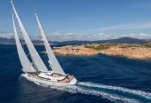 ROSEHEARTY | 2006 56m (183’9″) Ron Holland design Aluminium Sailing Yacht built by Italian shipyard PERINI NAVI