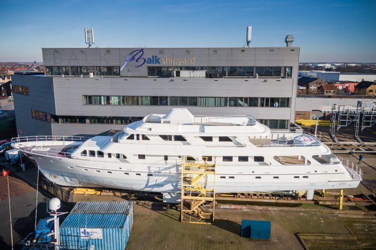 VALERIA | 1975 44.2m (145′) Classic Luxury Tri-Deck Steel Motor Yacht built by Dutch shipyard FEADSHIP