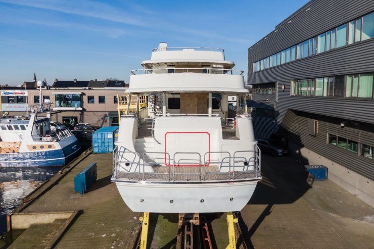 VALERIA | 1975 44.2m (145′) Classic Luxury Tri-Deck Steel Motor Yacht built by Dutch shipyard FEADSHIP