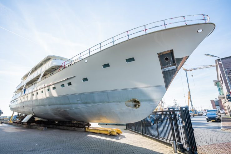 VALERIA | 1975 44.2m (145′) Classic Luxury Tri-Deck Steel Motor Yacht built by Dutch shipyard FEADSHIP