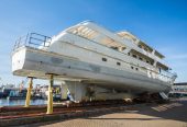 VALERIA | 1975 44.2m (145′) Classic Luxury Tri-Deck Steel Motor Yacht built by Dutch shipyard FEADSHIP