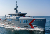 ALIX | 2020 36.6m (120’1″) Luxury Explorer Motor Yacht built by Italian shipyard CPN