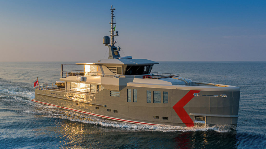 ALIX | 2020 36.6m (120’1″) Luxury Explorer Motor Yacht built by Italian shipyard CPN