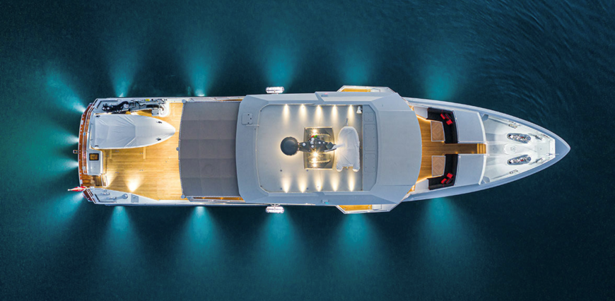 ALIX | 2020 36.6m (120’1″) Luxury Explorer Motor Yacht built by Italian shipyard CPN