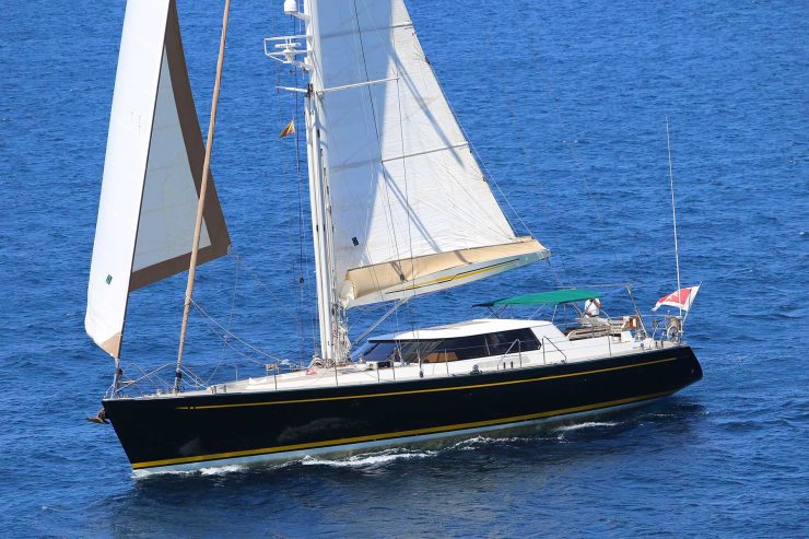 CHARISMA NOVA | 2006 24.32m (79′9″) Luxury World Cruising Aluminium Sail Yacht built by Dutch shipyard JONGERT