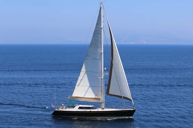 CHARISMA NOVA | 2006 24.32m (79′9″) Luxury World Cruising Aluminium Sail Yacht built by Dutch shipyard JONGERT