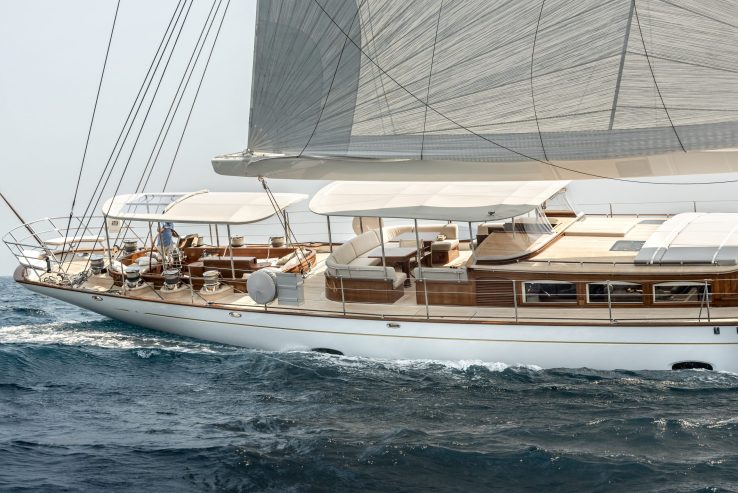 GRACE III | 2021 39.34m (129ft) Luxury Cruising Aluminium Sail Yacht built by Turkish shipyard SES Yachts