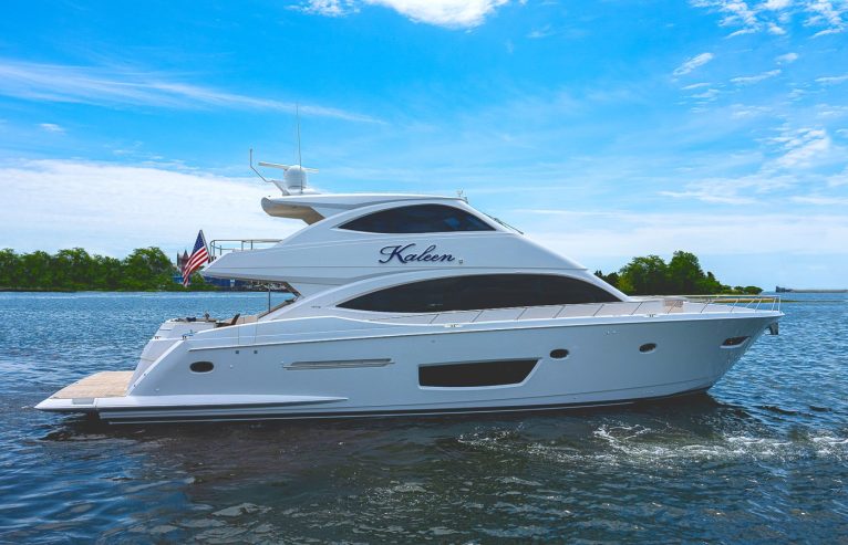 KALEEN | 2017 22.86m (75ft) Performance Enclosed Bridge Sportfisher Motor Yacht built by American shipyard Viking