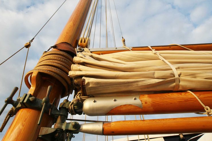 LA MAIA | 1956 32.5m (102.63ft) Classic Schooner Sail Yacht built by Psaros Shipyard for Baron Alain de Rothschild