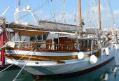 LA MAIA | 1956 32.5m (102.63ft) Classic Schooner Sail Yacht built by Psaros Shipyard for Baron Alain de Rothschild